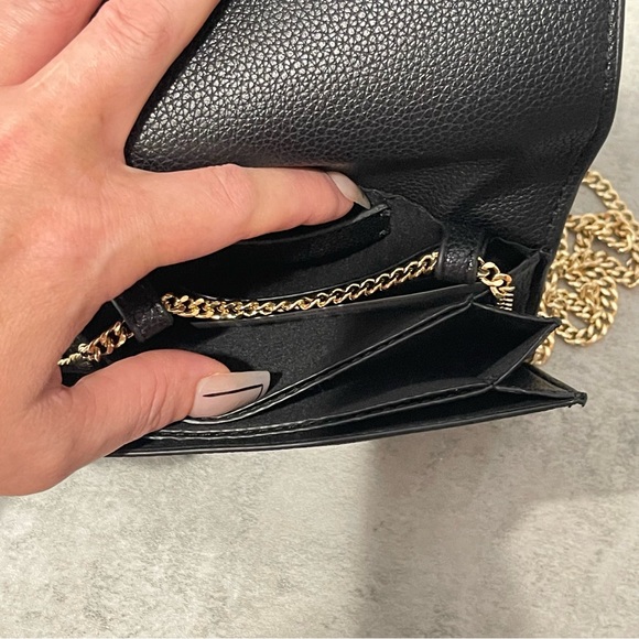 Mini Black Bag | Featuring gold accent chain - Picture 10 of 16